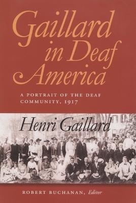Book cover for Gaillard in Deaf America