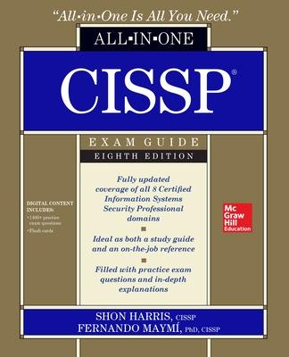 Book cover for CISSP All-in-One Exam Guide, Eighth Edition