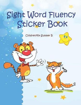 Book cover for Sight Word Fluency Sticker Book