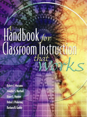 Book cover for A Handbook for Classroom Instruction That Works