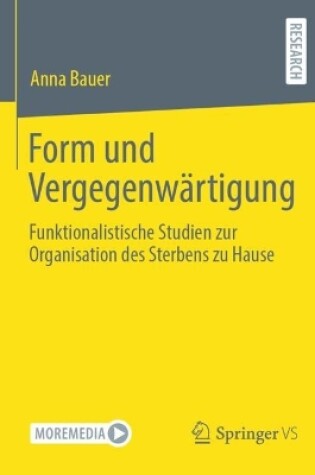 Cover of Form und Vergegenwärtigung