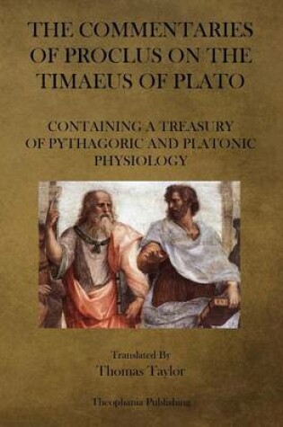 Cover of The Commentaries of Proclus on the Timaeus of Plato