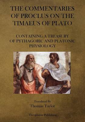 Book cover for The Commentaries of Proclus on the Timaeus of Plato