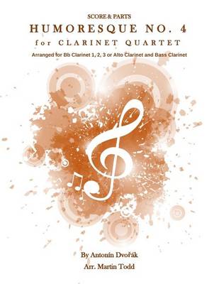 Book cover for Humoresque No. 4 for Clarinet Quartet