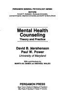 Book cover for Mental Health Counselling