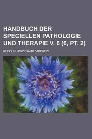 Cover of Handbuch Der Speciellen Pathologie Und Therapie V. 6 (6, PT. 2)