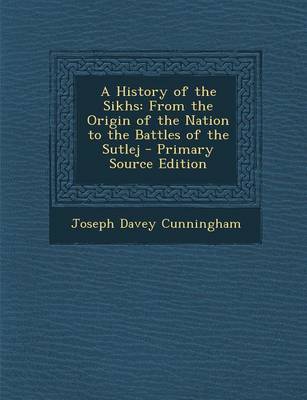 Book cover for A History of the Sikhs