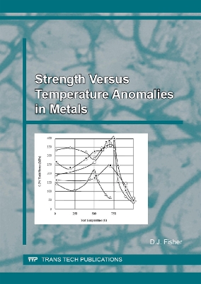 Cover of Strength Versus Temperature Anomalies in Metals