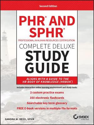 Book cover for PHR and SPHR Professional in Human Resources Certification Complete Deluxe Study Guide