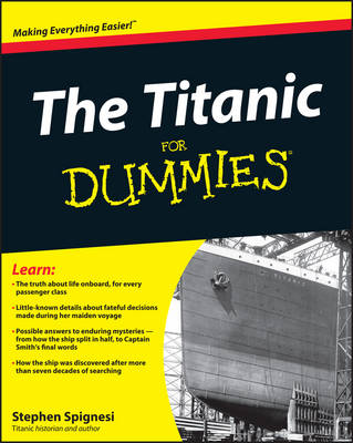 Book cover for The Titanic For Dummies