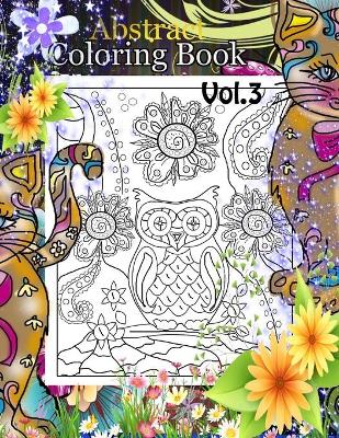 Book cover for Abstract Coloring Book