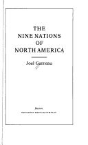 Book cover for Nine Nations of North America