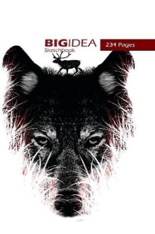 Cover of Big Idea Sketchbook, 234 Pages (Wolf Face)