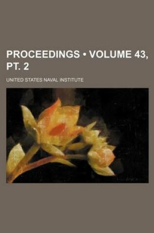 Cover of Proceedings (Volume 43, PT. 2)