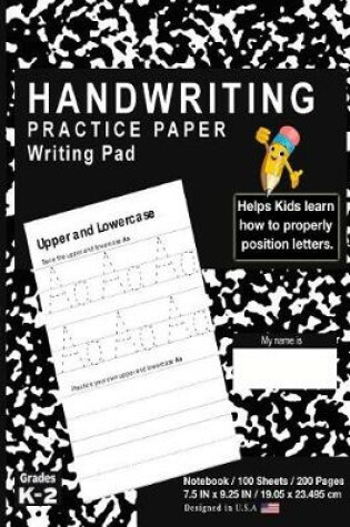 Cover of Handwriting Practice Paper Writing Pad