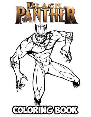 Book cover for Black Panther Coloring Book