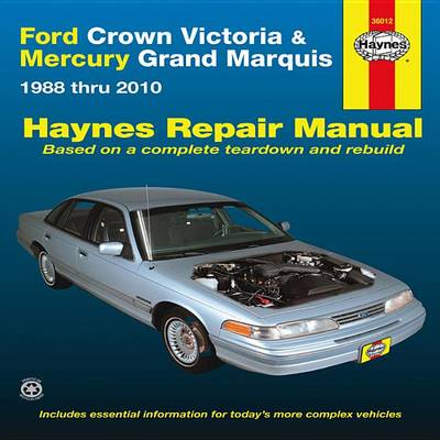 Book cover for Ford Crown Victoria & Mercury Grand Marquis Automotive Repair Manual