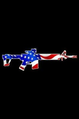 Cover of American flag with gun