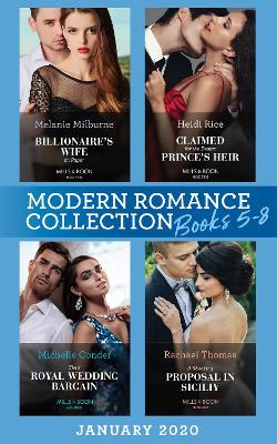 Book cover for Modern Romance January 2020 Books 5-8