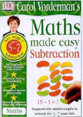 Book cover for Maths Made Easy Topic Book:  Subtraction KS1