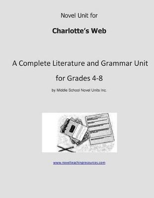 Book cover for Novel Unit for Charlotte's Web