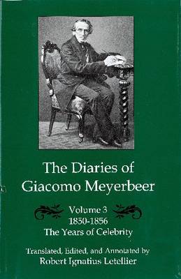 Book cover for The Diaries of Giacomo Meyerbeer