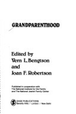 Cover of Grandparenthood
