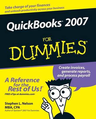 Book cover for QuickBooks 2007 for Dummies