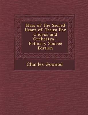 Book cover for Mass of the Sacred Heart of Jesus