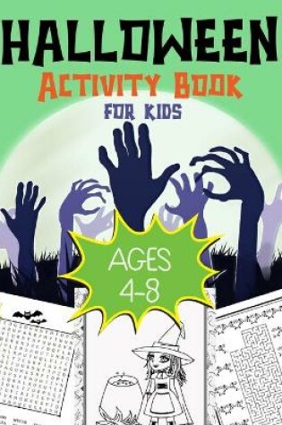 Cover of Halloween Activity Book for Kids Ages 4-8