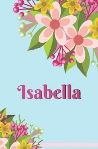 Cover of Isabella Personalized Blank Lined Journal Notebook