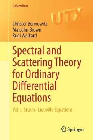 Cover of Spectral and Scattering Theory for Ordinary Differential Equations