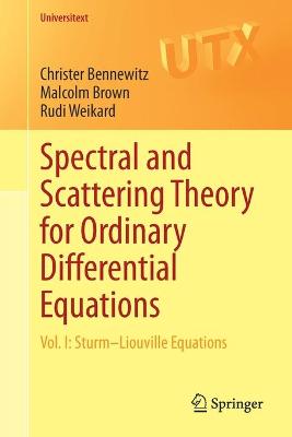 Book cover for Spectral and Scattering Theory for Ordinary Differential Equations