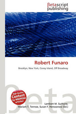 Book cover for Robert Funaro