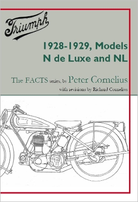 Book cover for Triumph 1928-1929, Models N de Luxe and NL