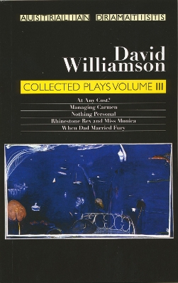 Book cover for Williamson: Collected Plays Volume III