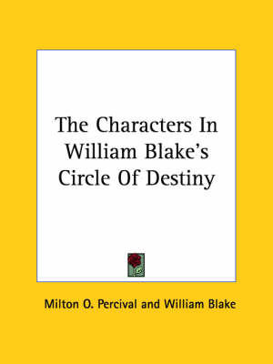 Book cover for The Characters in William Blake's Circle of Destiny