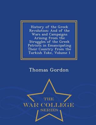 Book cover for History of the Greek Revolution