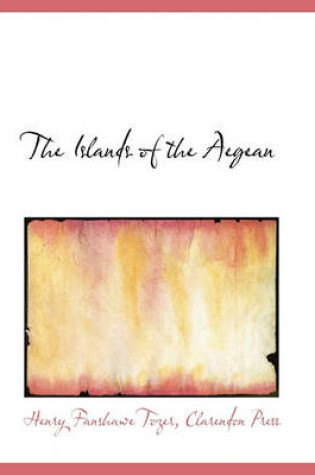 Cover of The Islands of the Aegean