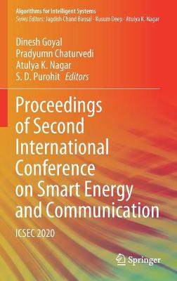 Book cover for Proceedings of Second International Conference on Smart Energy and Communication