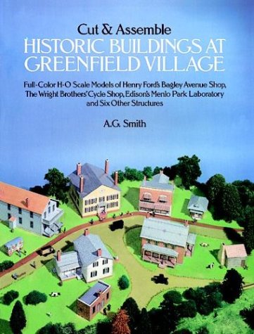 Book cover for Cut and Assemble Historic Buildings at Greenfield Village