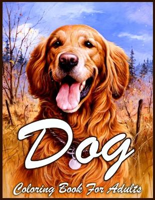 Book cover for Dog Coloring Book