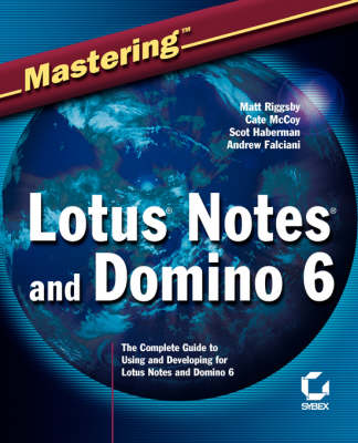 Book cover for Mastering Lotus Notes 6 and Domino 6