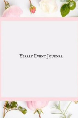 Cover of Yearly Event Journal