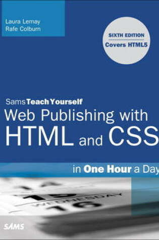 Cover of Sams Teach Yourself Web Publishing with HTML and CSS in One Hour a Day