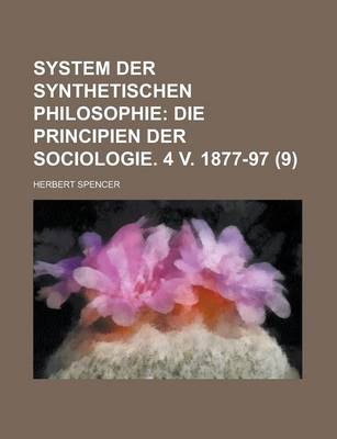 Book cover for System Der Synthetischen Philosophie (9)