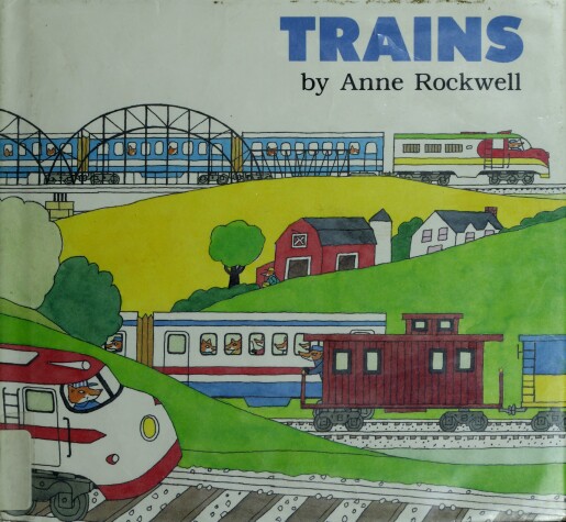 Book cover for Rockwell Anne : Trains (Hbk)