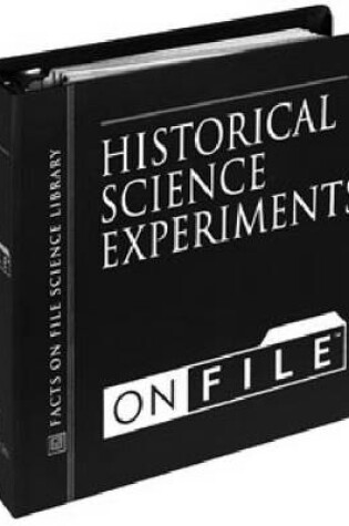 Cover of Historical Science Experiments on File