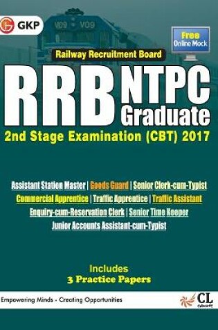 Cover of RRB NTPC Graduate, Stage 2 Examination (CBT) 2017, Guide