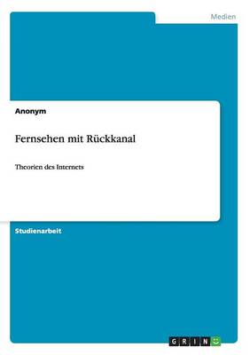 Book cover for Fernsehen mit Rückkanal